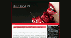 Desktop Screenshot of domina-sklave.org
